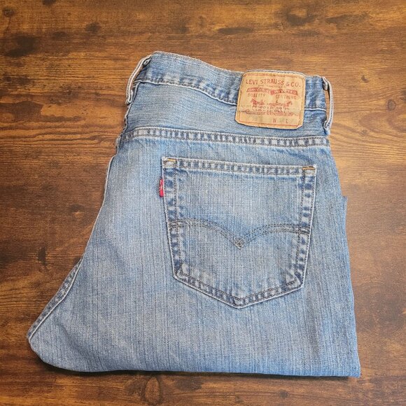 Vtg Levi's Jeans Size 34x32 Measures 34x31 Loose Straight 569 Y2K Streetwear - Picture 3 of 10
